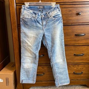 Silver Suki Capri jeans, W29